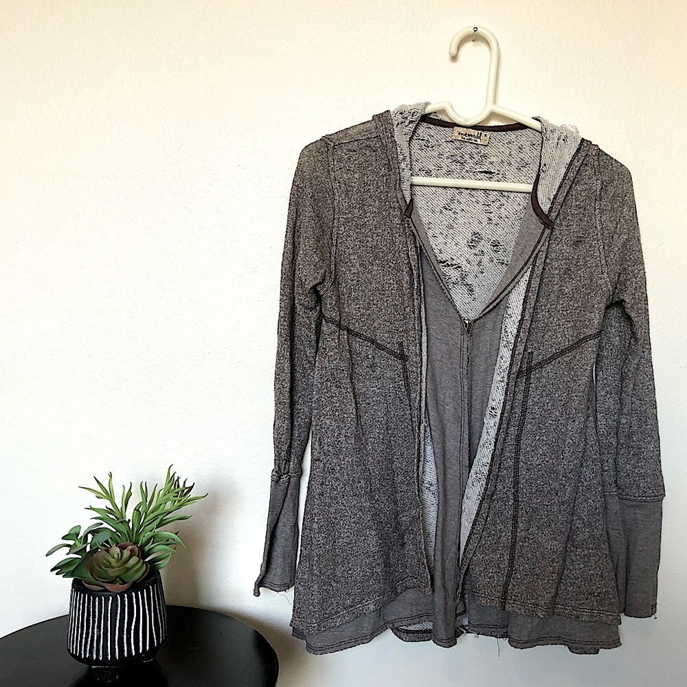 Oneworld Distressed Cozy Sweatshirt